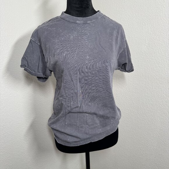Wild Fable Womens‎ XS Gray Distressed Short-Sleeve T-Shirt - Picture 1 of 5